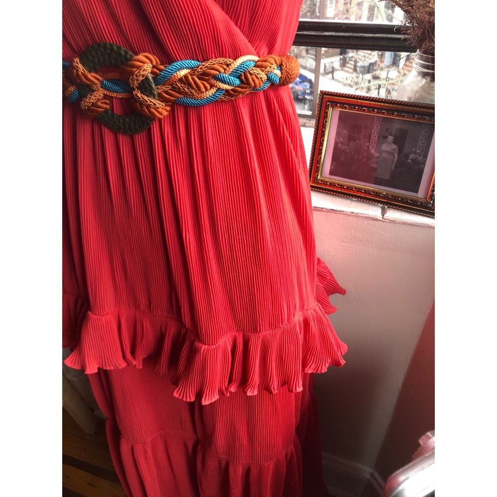 ⭐️NWOT & Other Stories-Frill Dress-Red-Midi - Picture 6 of 8